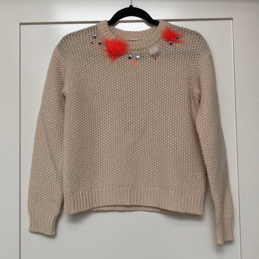 J Crew Crewcuts Max the Monster Knit Sweater Sz 14